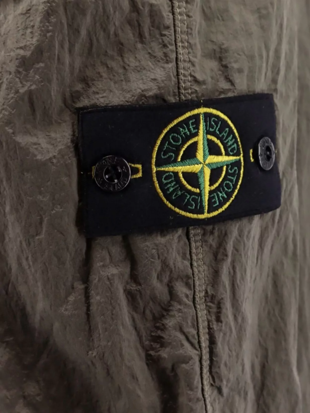 Stone Island Cargo Trousers With Elastic Waistband And Cuffs