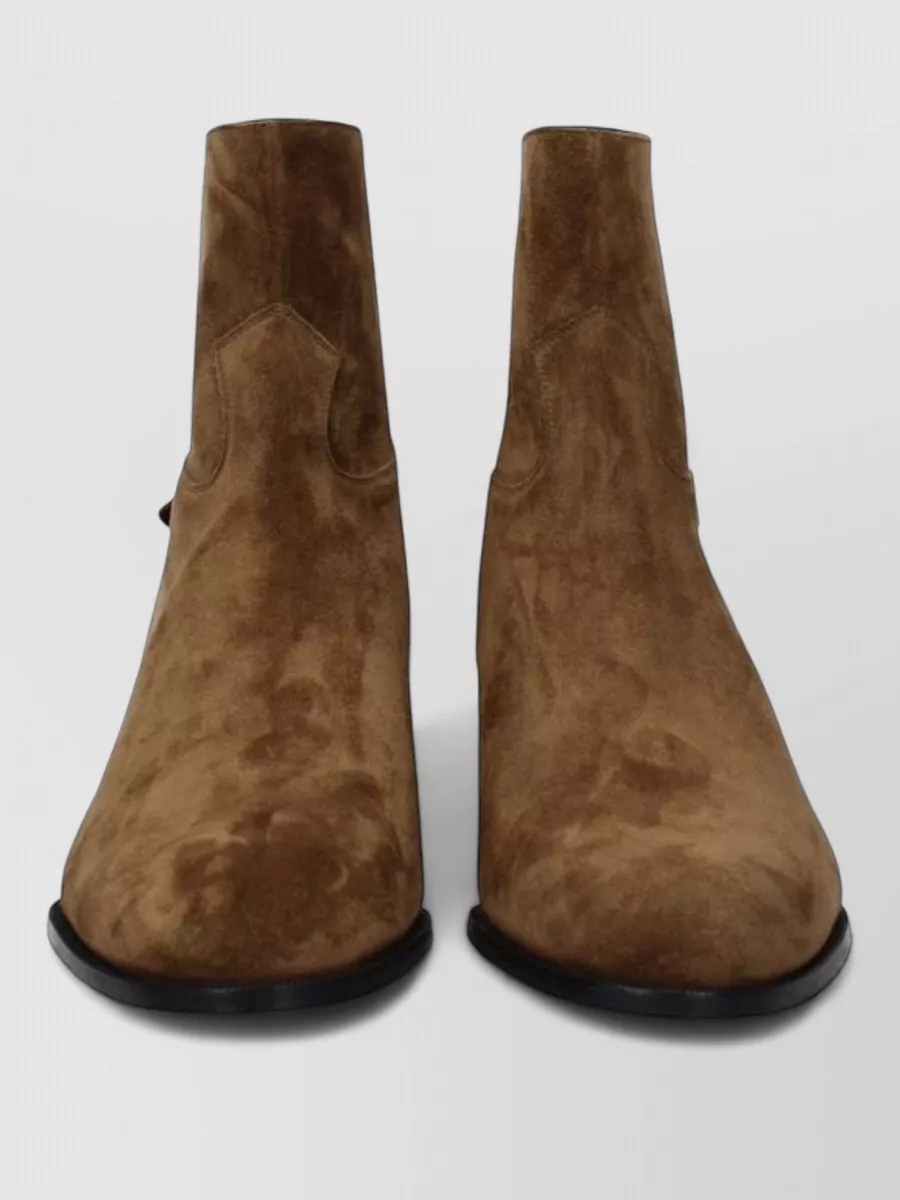 Celine Suede leather ankle boots