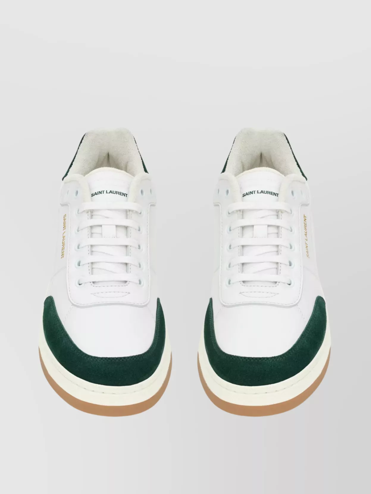 Saint Laurent Sl61 Sneakers In Smooth Leather In Multi
