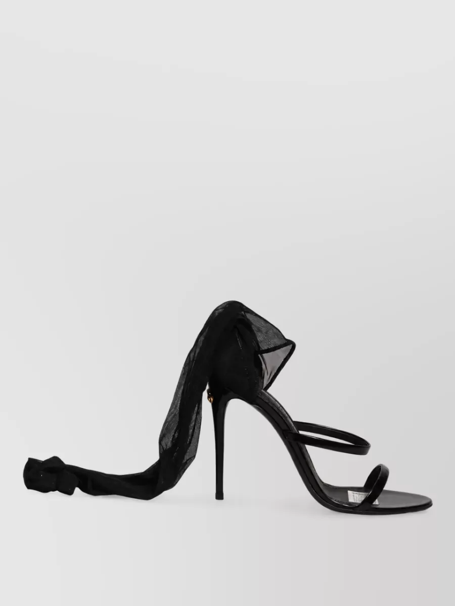 Dolce&Gabbana Leather Knee High Stiletto Sandals