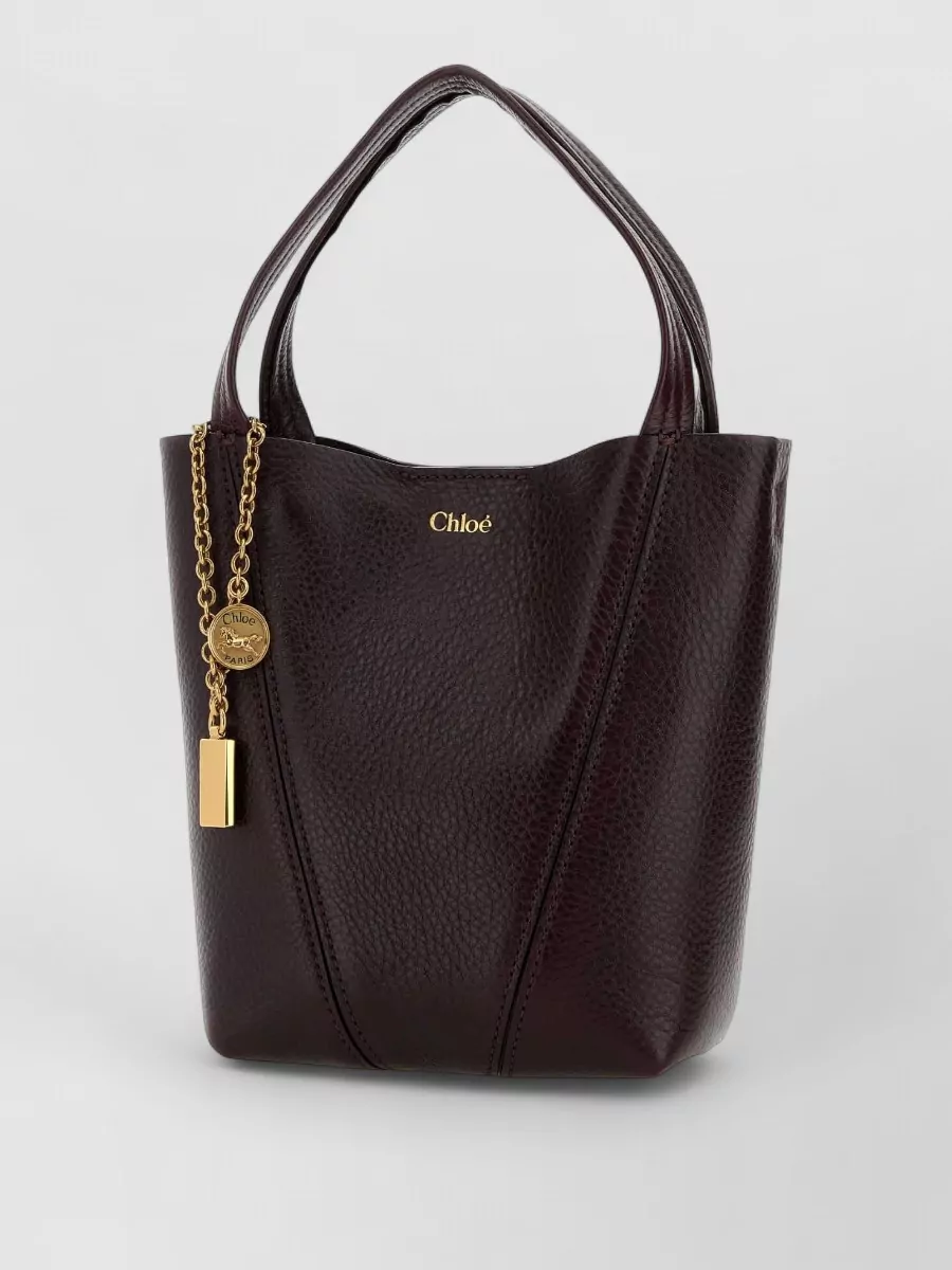 Chloé Spin Small Leather Chain Shoulder Bag