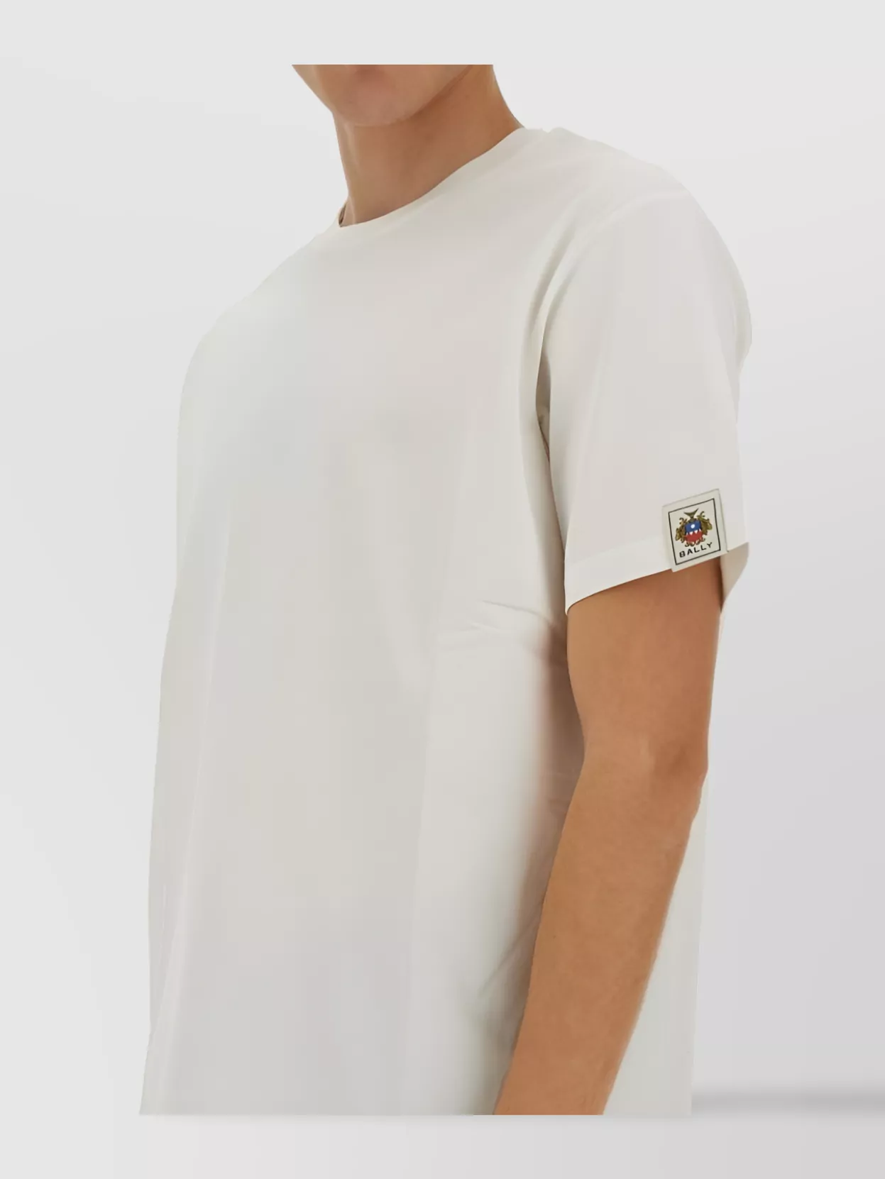 Bally Short Sleeve Cotton Crew Neck T-Shirt