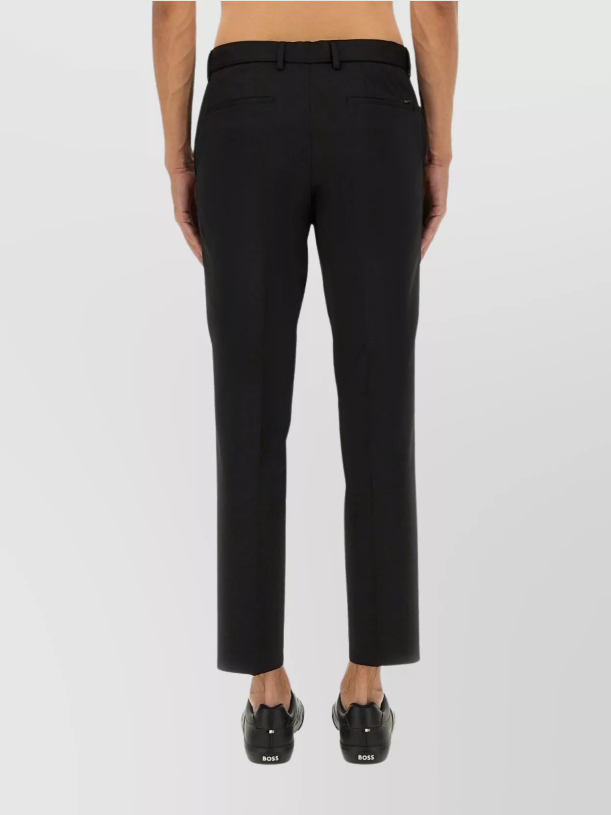 Boss Tailored Trousers With Pockets And Belt Loops