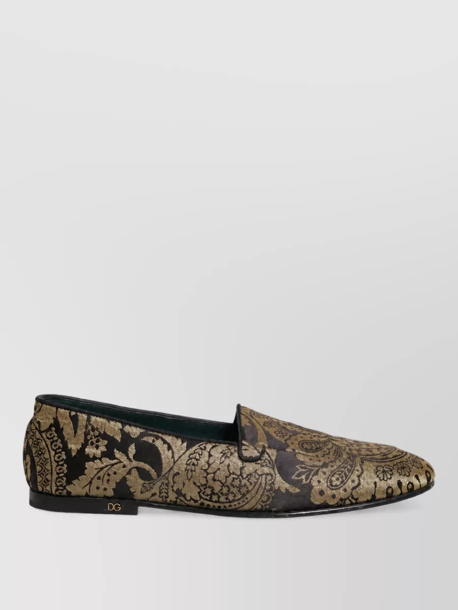 Dolce&Gabbana Leather Slip-On Loafers