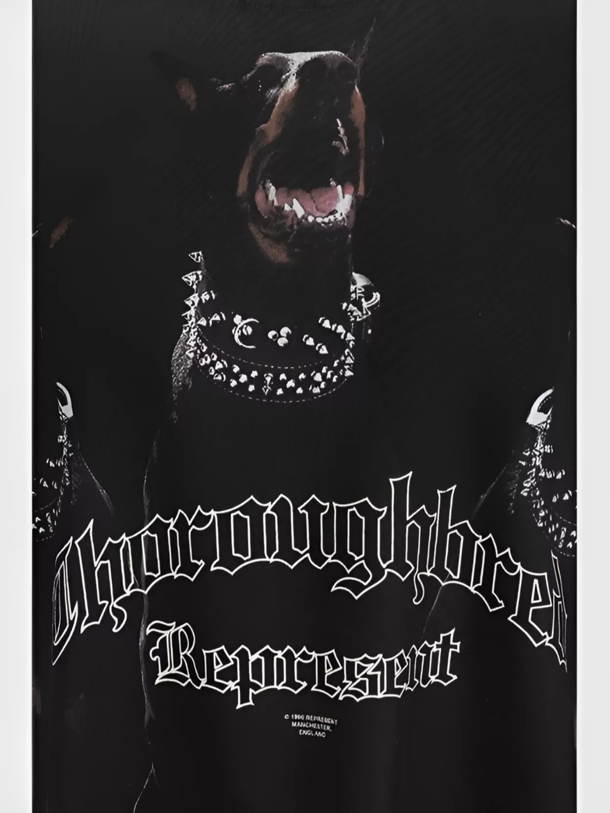 Represent Neck Crew Graphic Print Short Sleeves