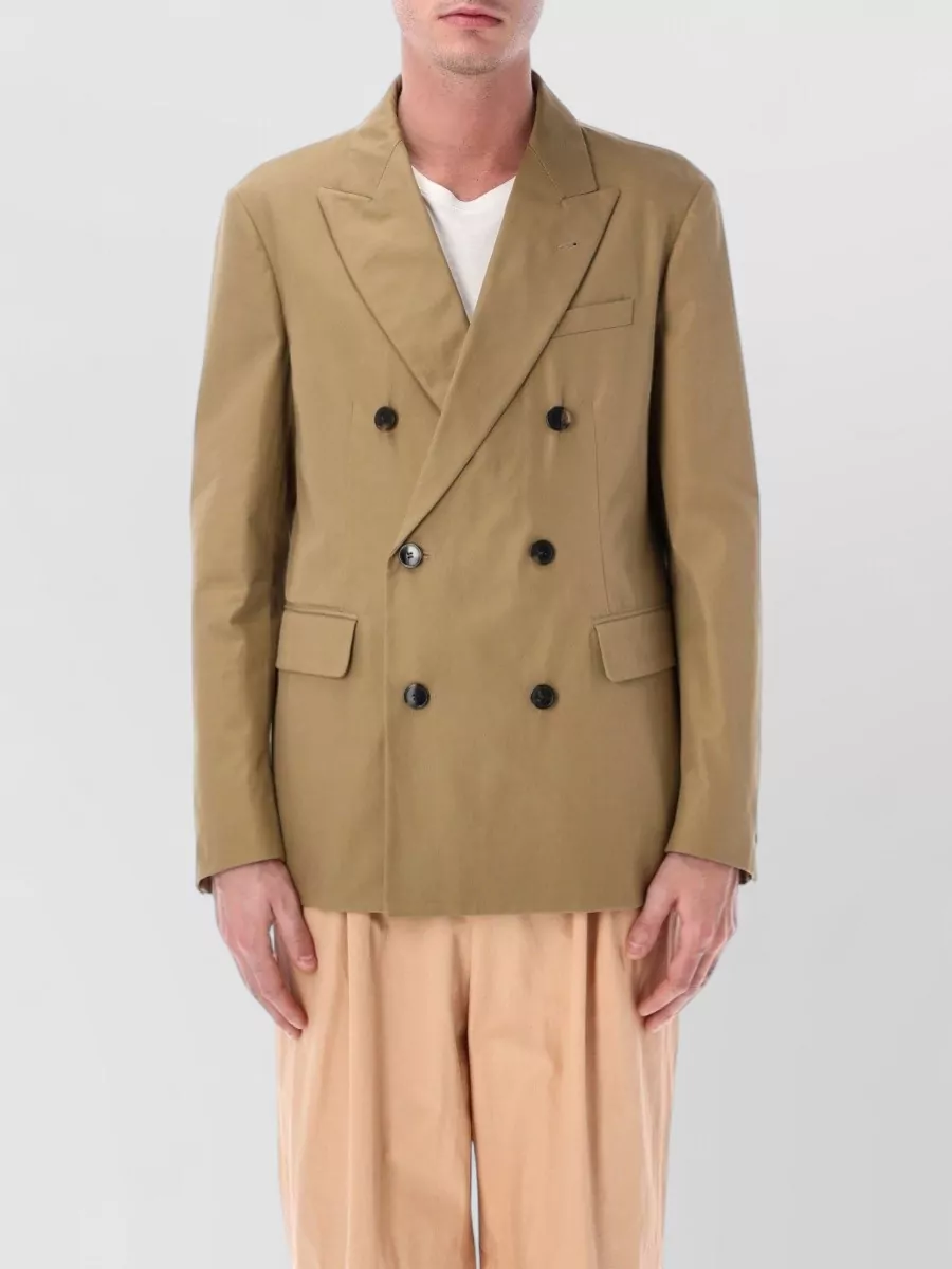 Dries Van Noten cotton double-breasted blazer