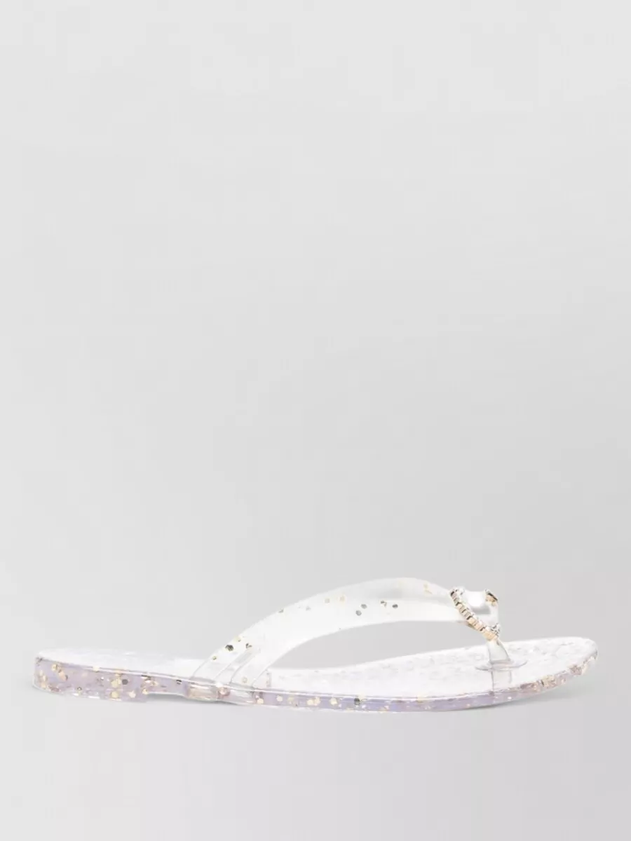 Casadei Embellished thong sandals