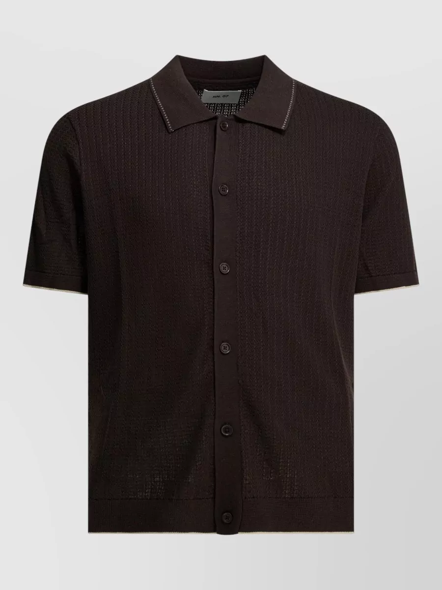 NN.07 cotton polo sweater
