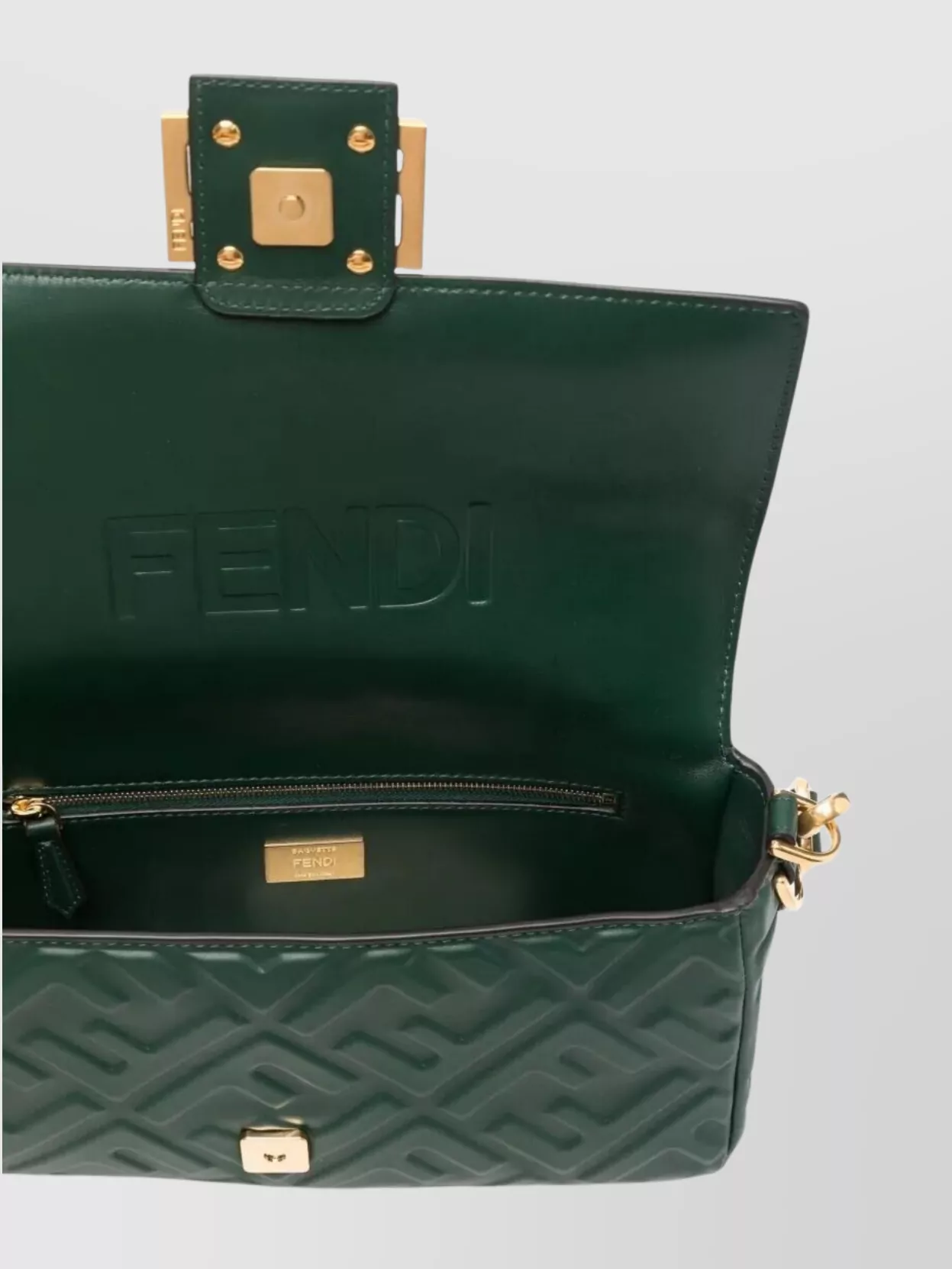 Fendi Medium Baguette Tote Bag With Iconic Motif