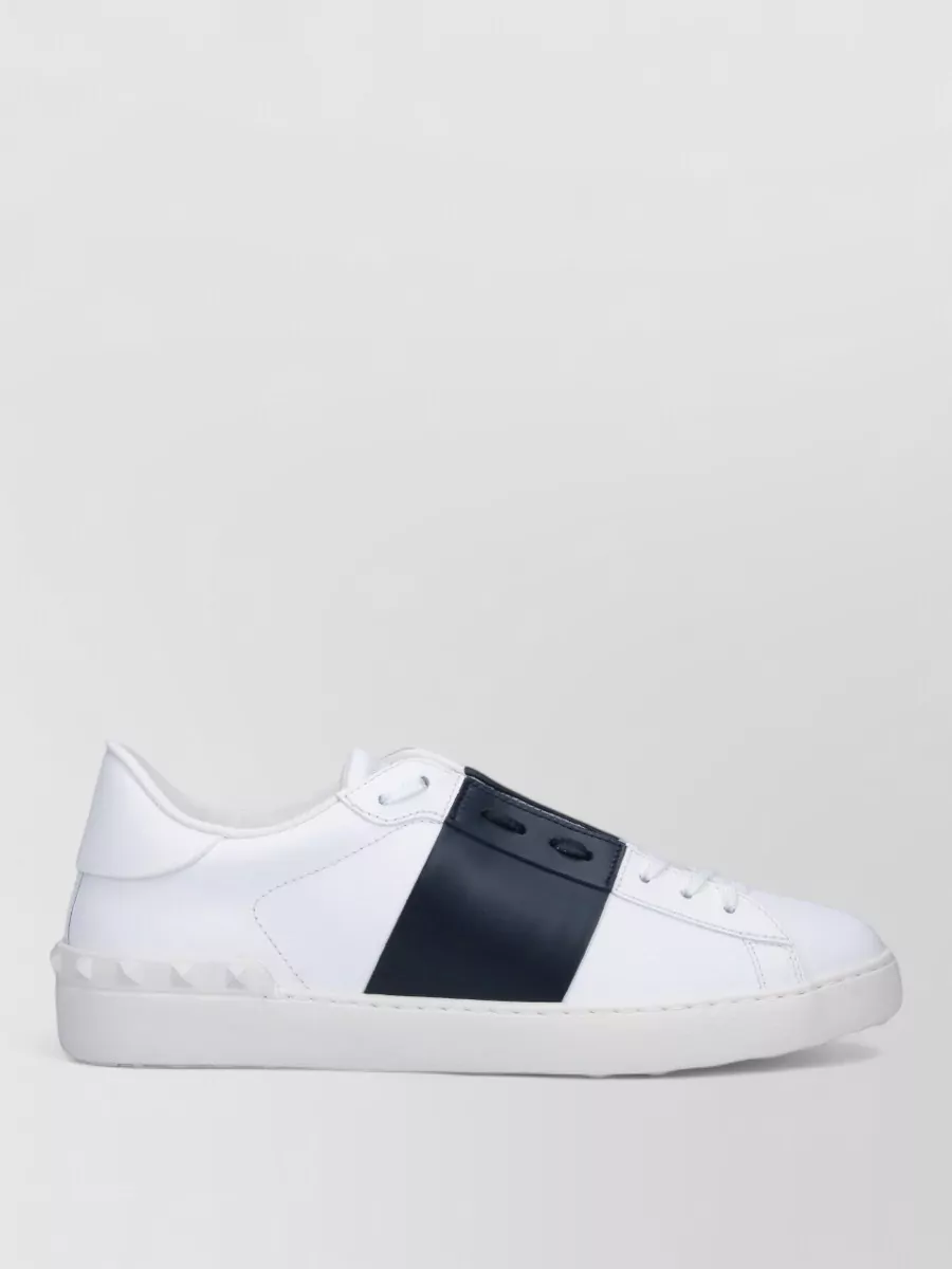 Valentino Leather Low-Top Sneakers