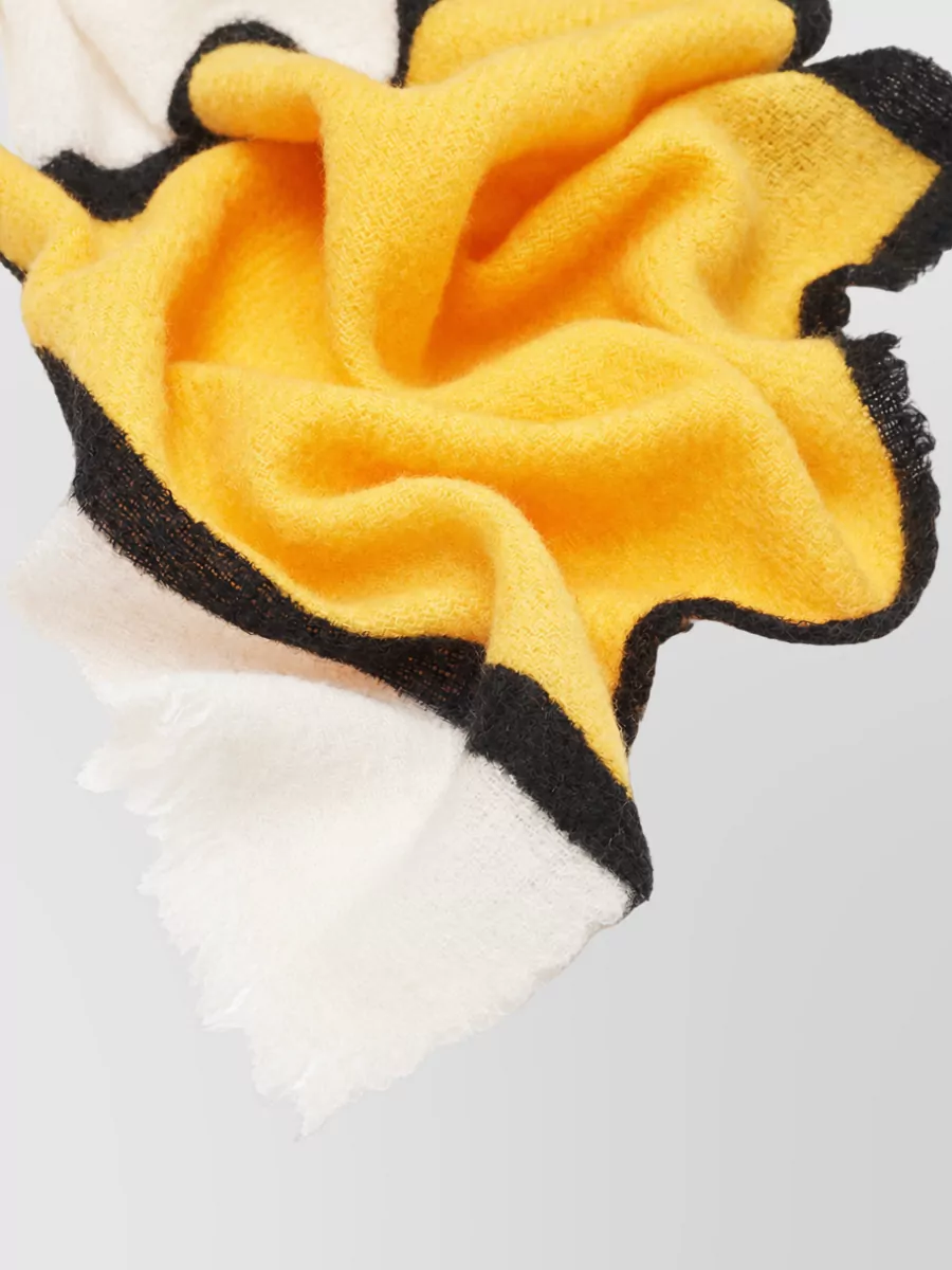 Faliero Sarti Cashmere Color Block Scarf
