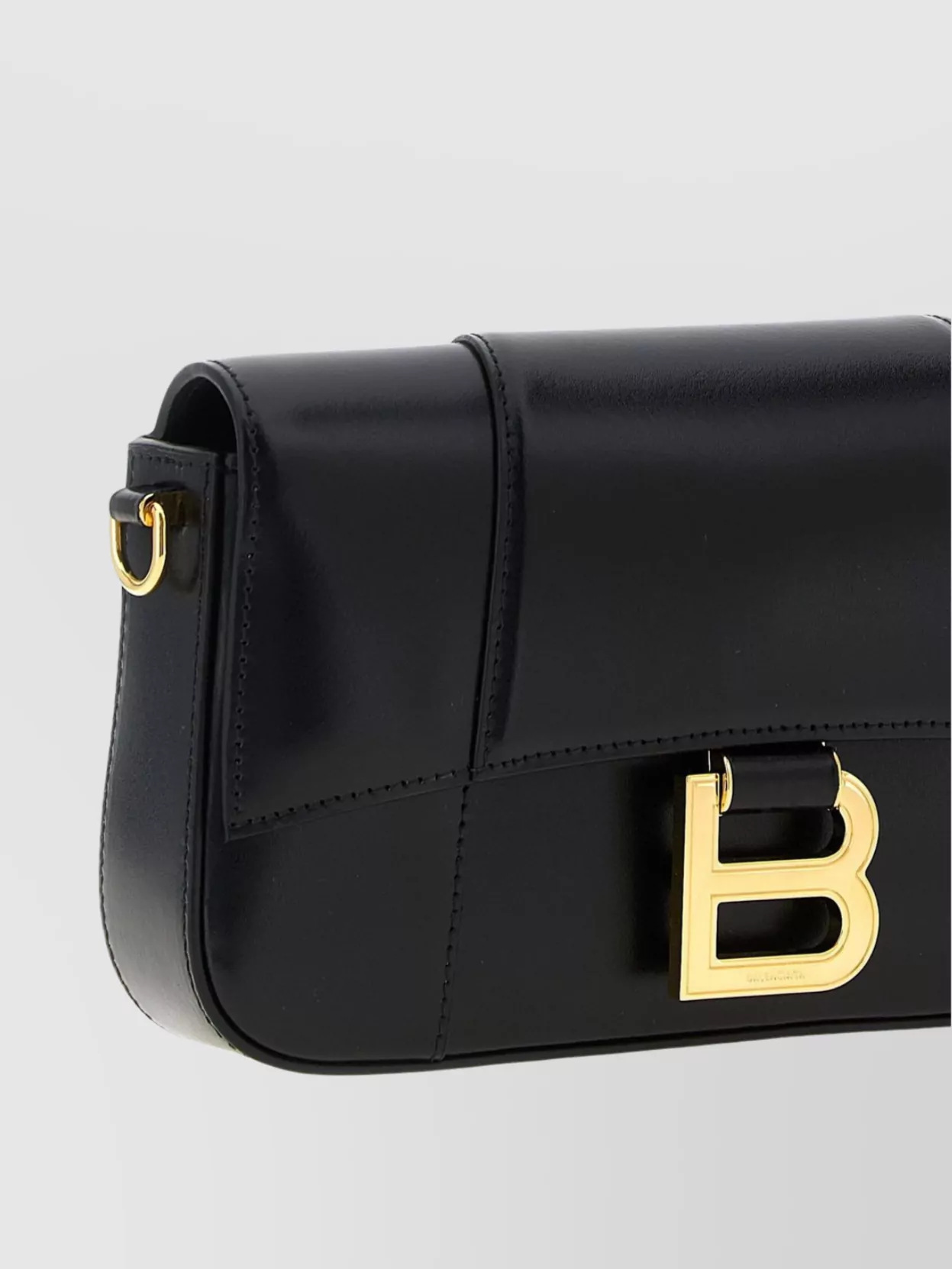 Balenciaga Hourglass Small Leather Shoulder Bag