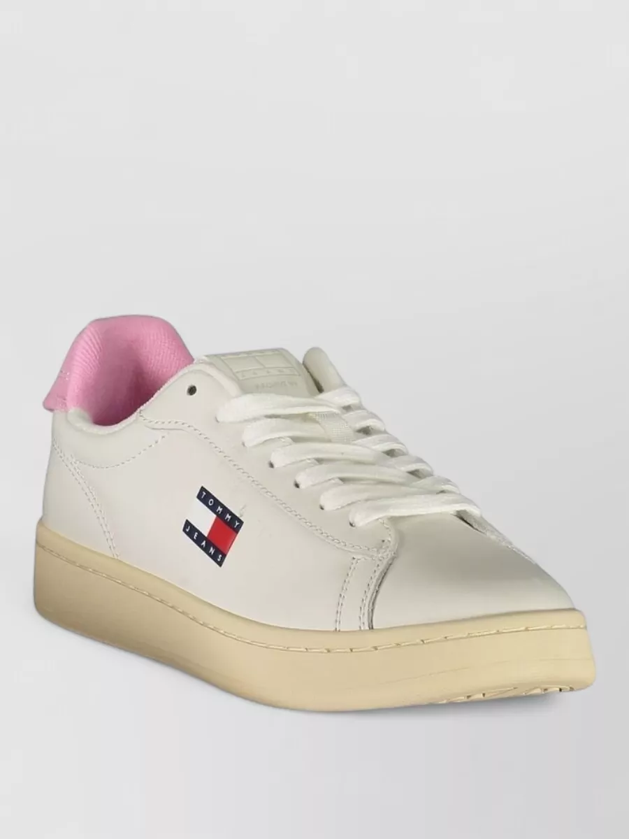 Tommy Hilfiger Leather Lace-Up Sneakers