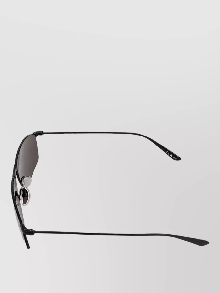 Balenciaga Metal Square Sunglasses