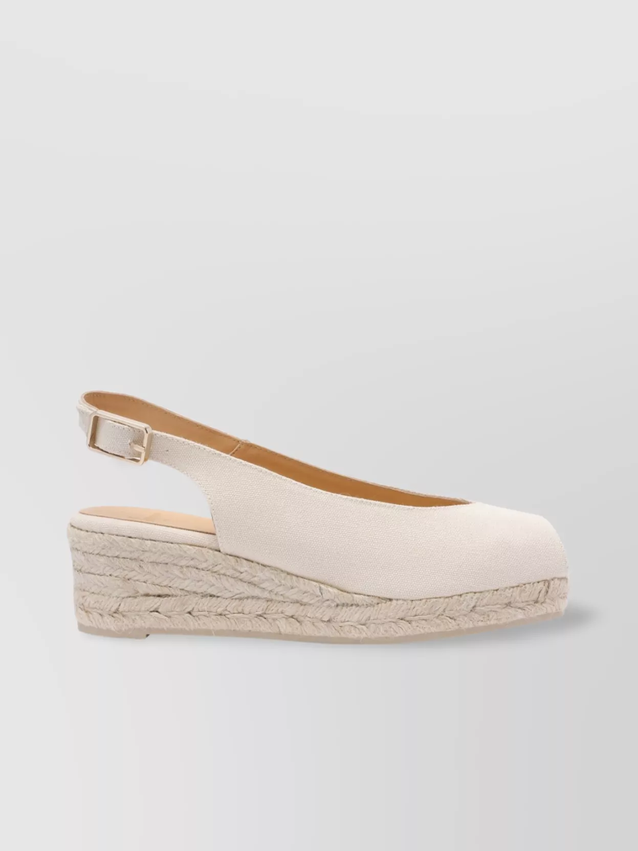 Shop Castaã±er Wedges With Buckle Detail And Espadrille Sole