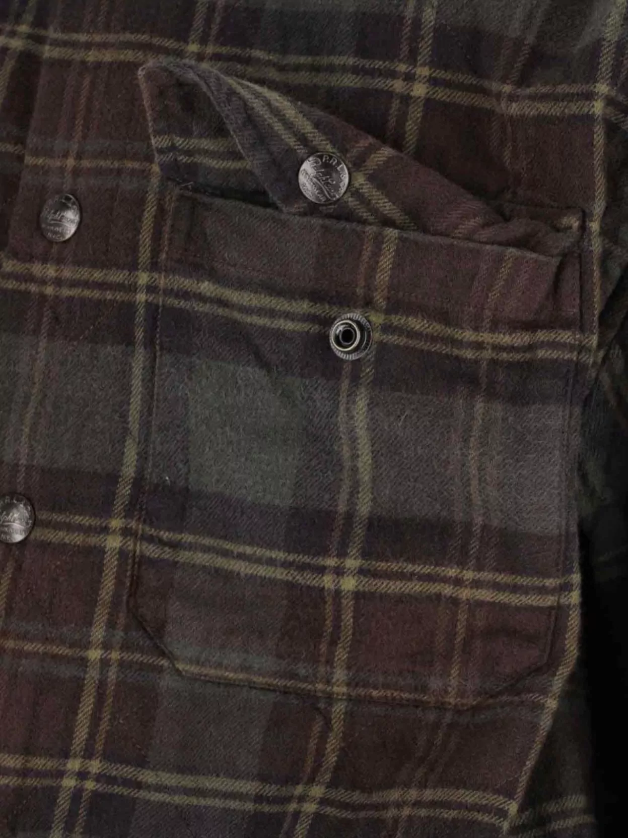 Polo Ralph Lauren Long Sleeve Plaid Shirt With Chest Pockets