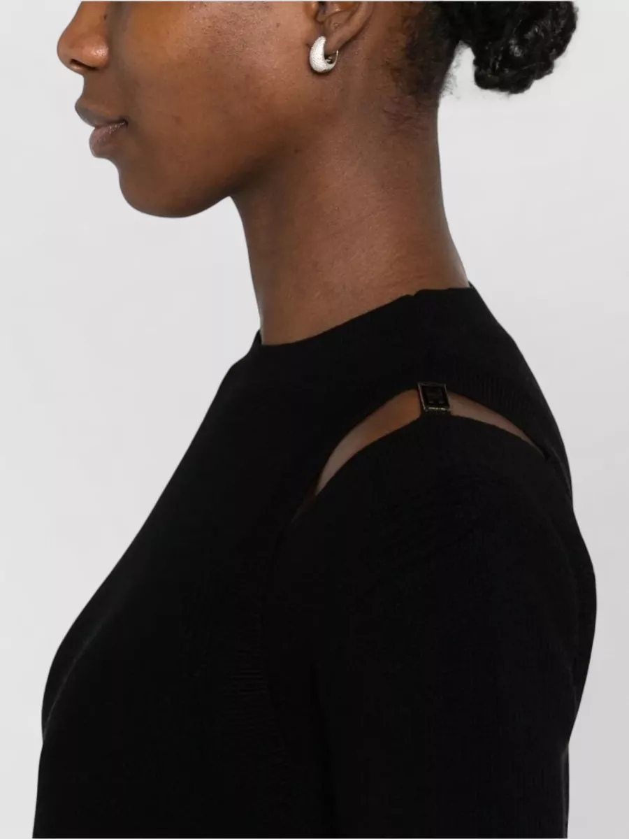 Elisabetta Franchi Cutout Knit Sweatshirt
