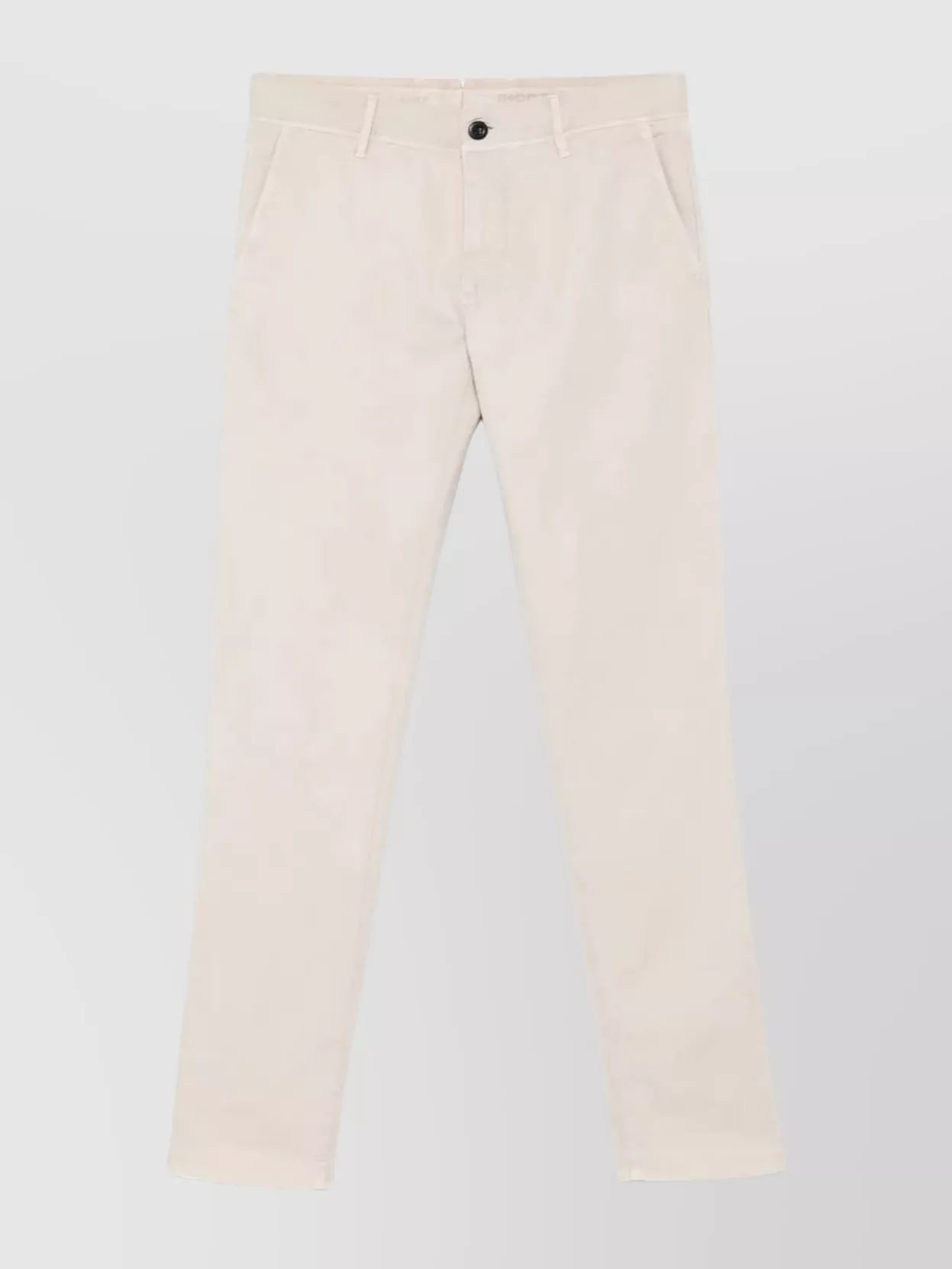 Incotex Tapered Trousers With Belt Loops And Double Welt Pockets In Neutral