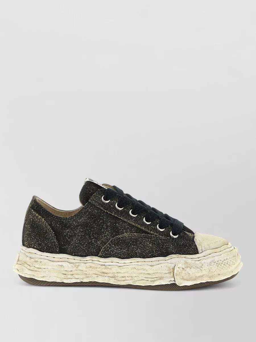 Maison Mihara Yasuhiro Leather Low-Top Sneakers