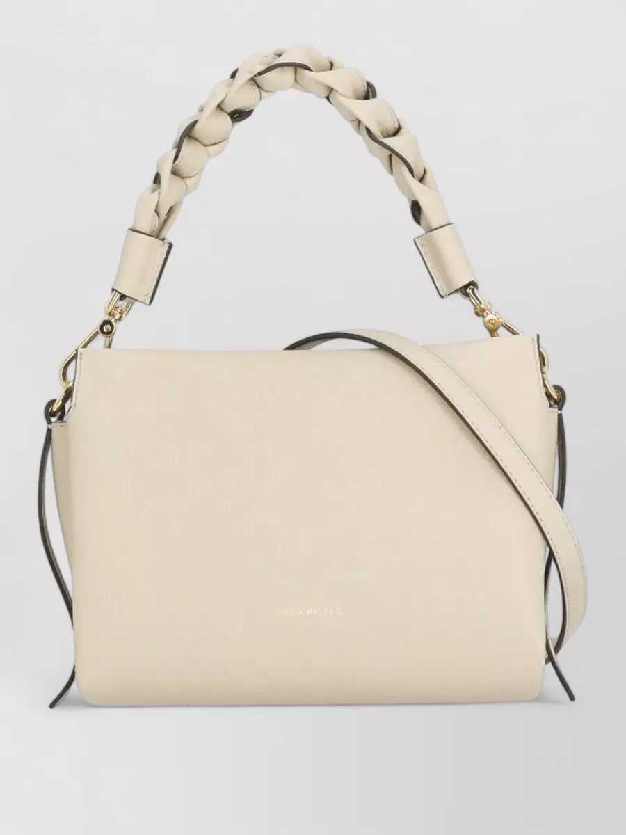 Coccinelle Pebbled Leather Shoulder Bag