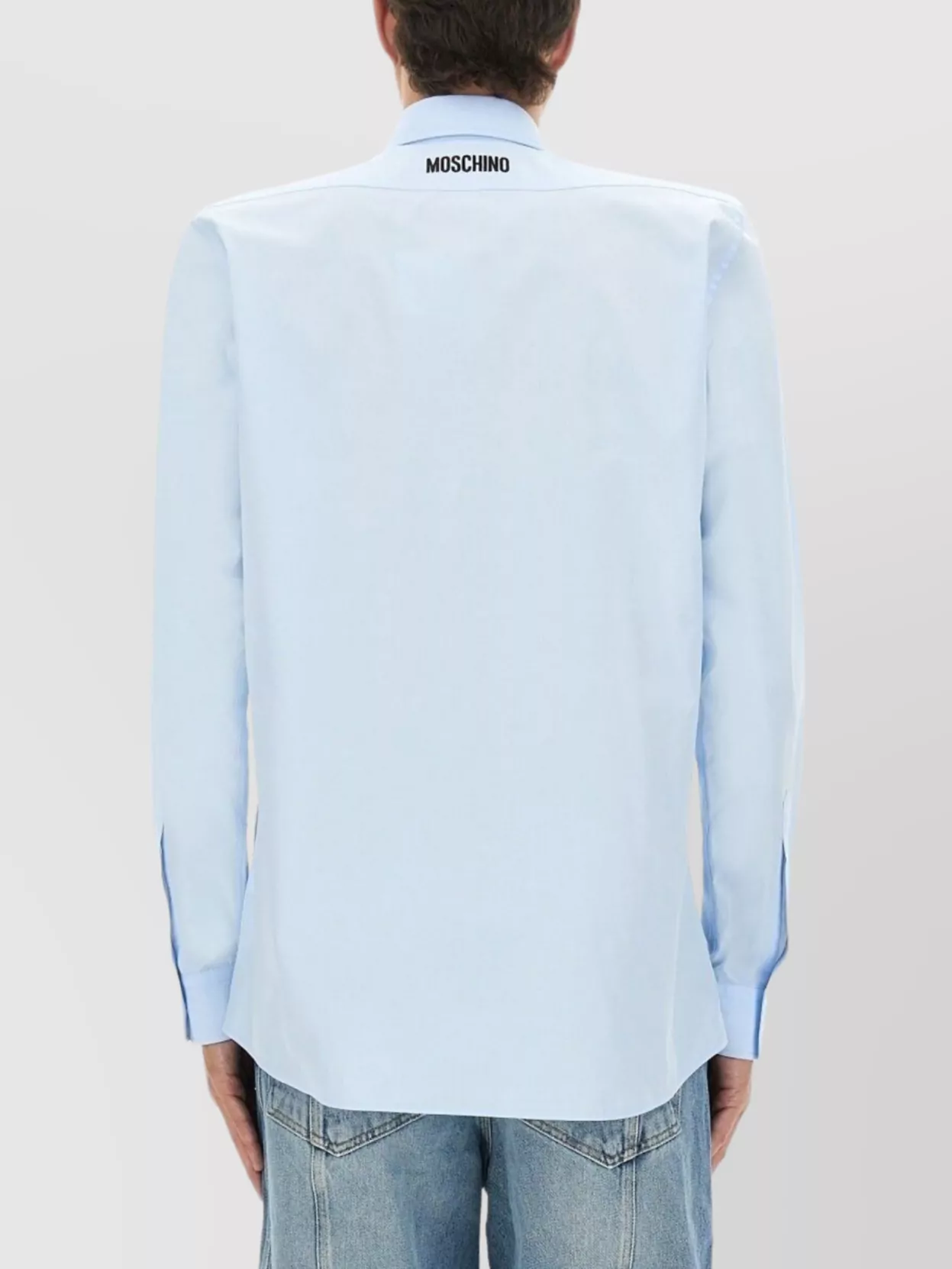 Moschino Collared Shirt With Long Cuffed Sleeves