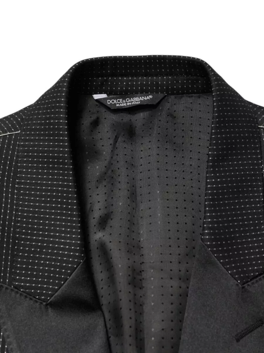 Dolce&Gabbana Silk Blend Single Breasted Blazer