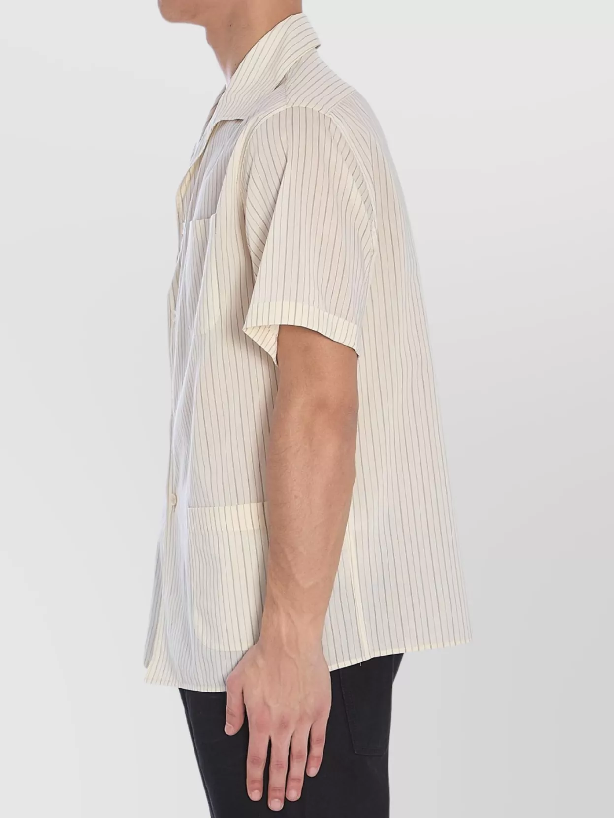 Maison Margiela Shirt Stripes Open Collar