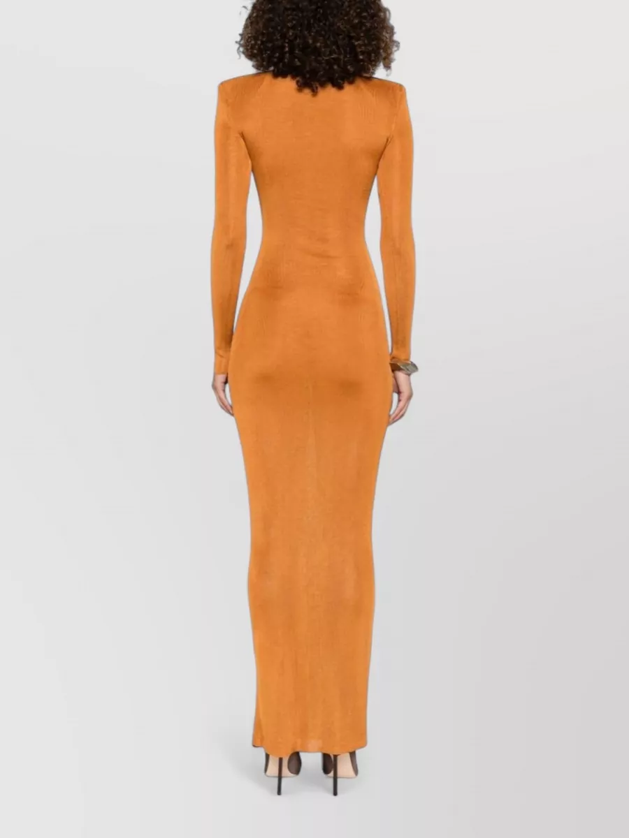 Self-Portrait Viscose Strapless Maxi Dress