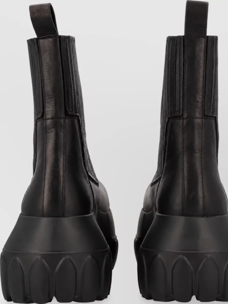 Rick Owens calf leather ankle boots