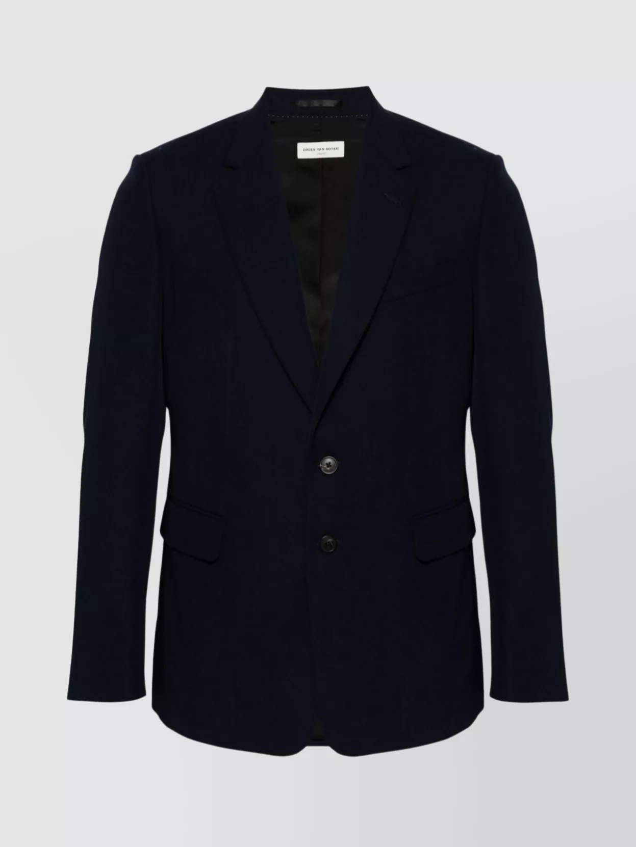 Dries Van Noten Notch Lapel Single Breasted Suit Jacket