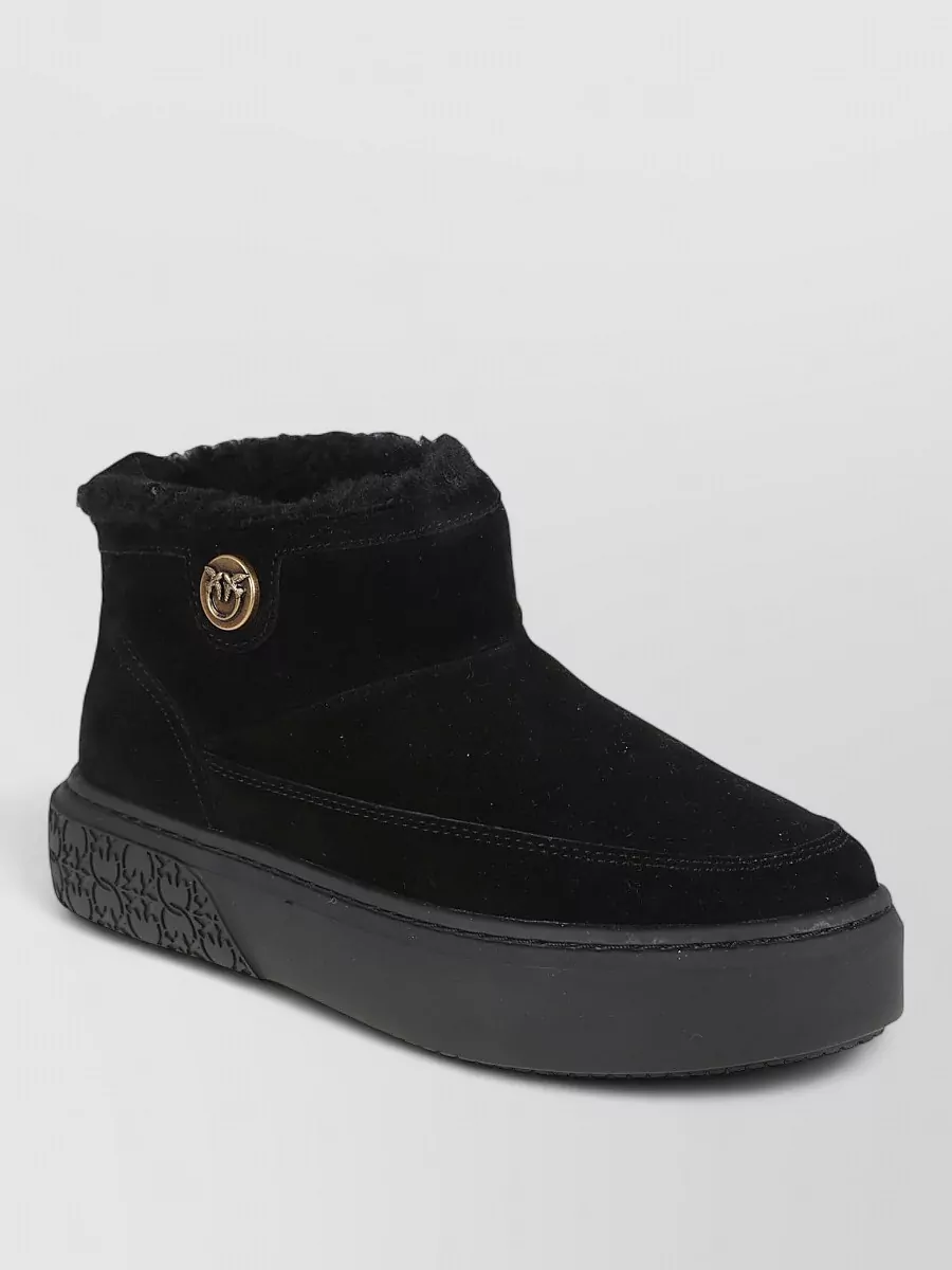 Pinko Suede Ankle Boots