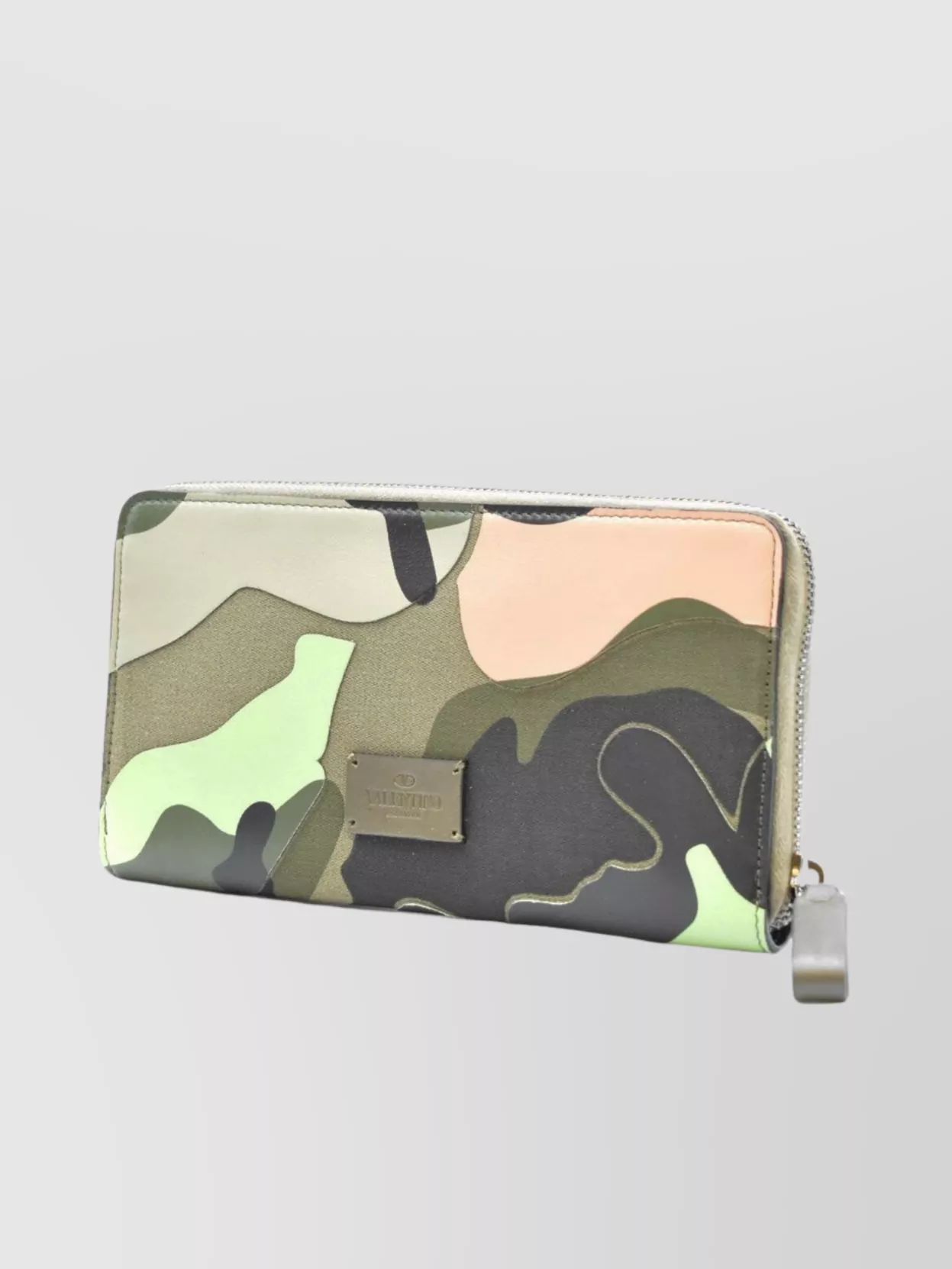Valentino Garavani Camouflage Pattern Rectangular Shape Purses & Cardholders
