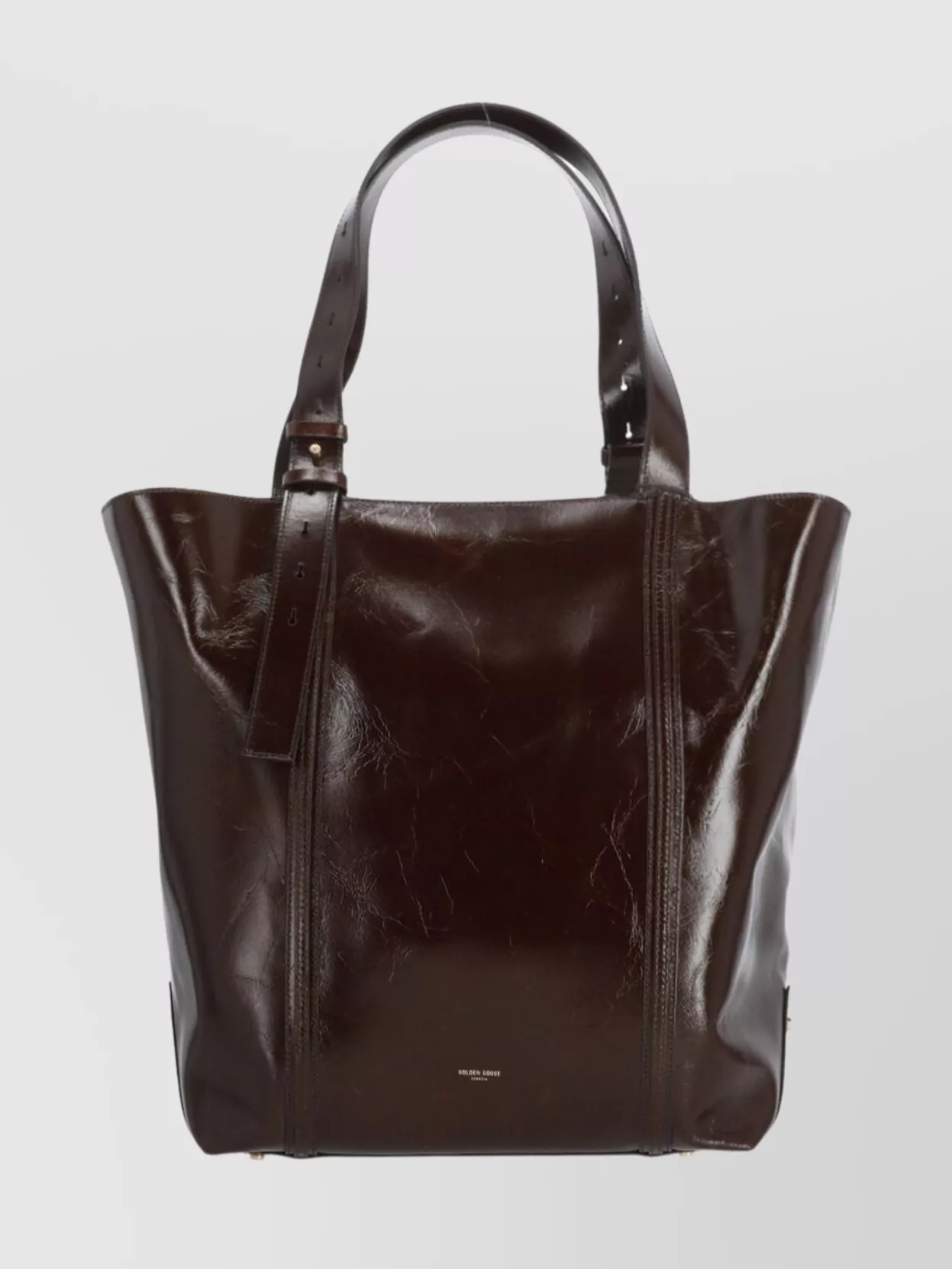 Golden Goose Versatile Tote Bag Adjustable Straps In Burgundy