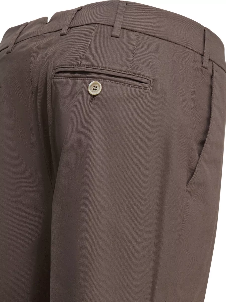 Brunello Cucinelli Cotton Slim-Fit Straight-Leg Trousers
