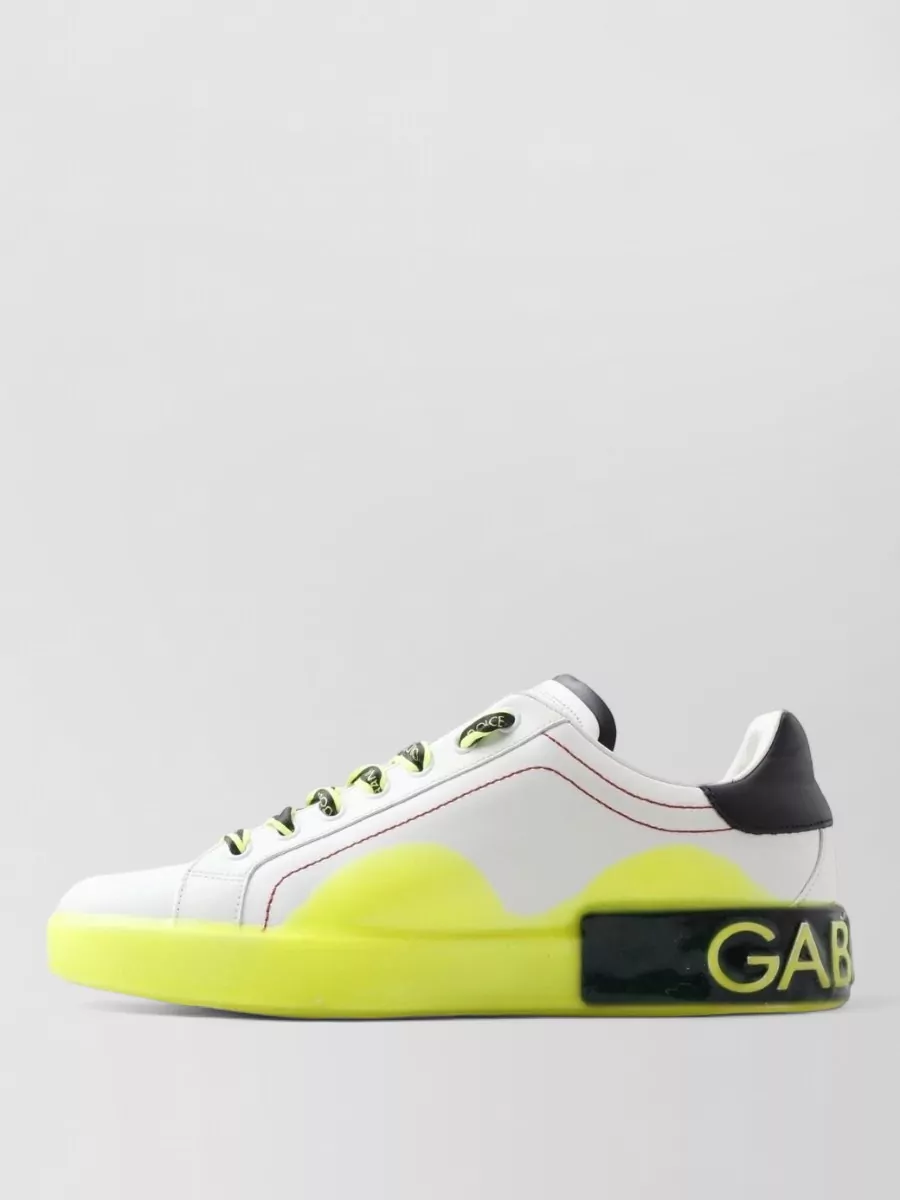 Dolce&Gabbana Leather Low-Top Sneakers