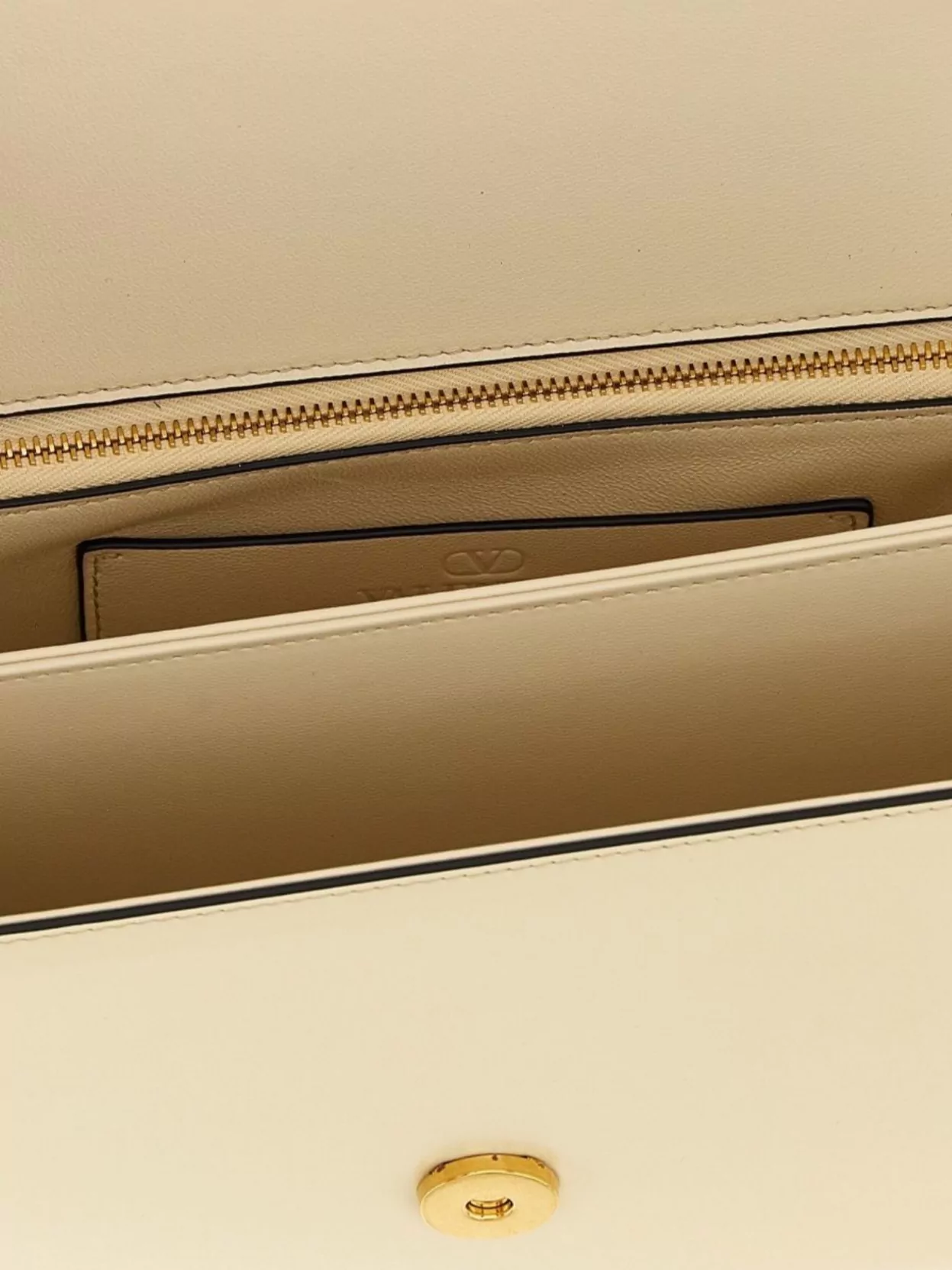 Valentino 'vain' Shoulder Bag Adjustable Strap In White