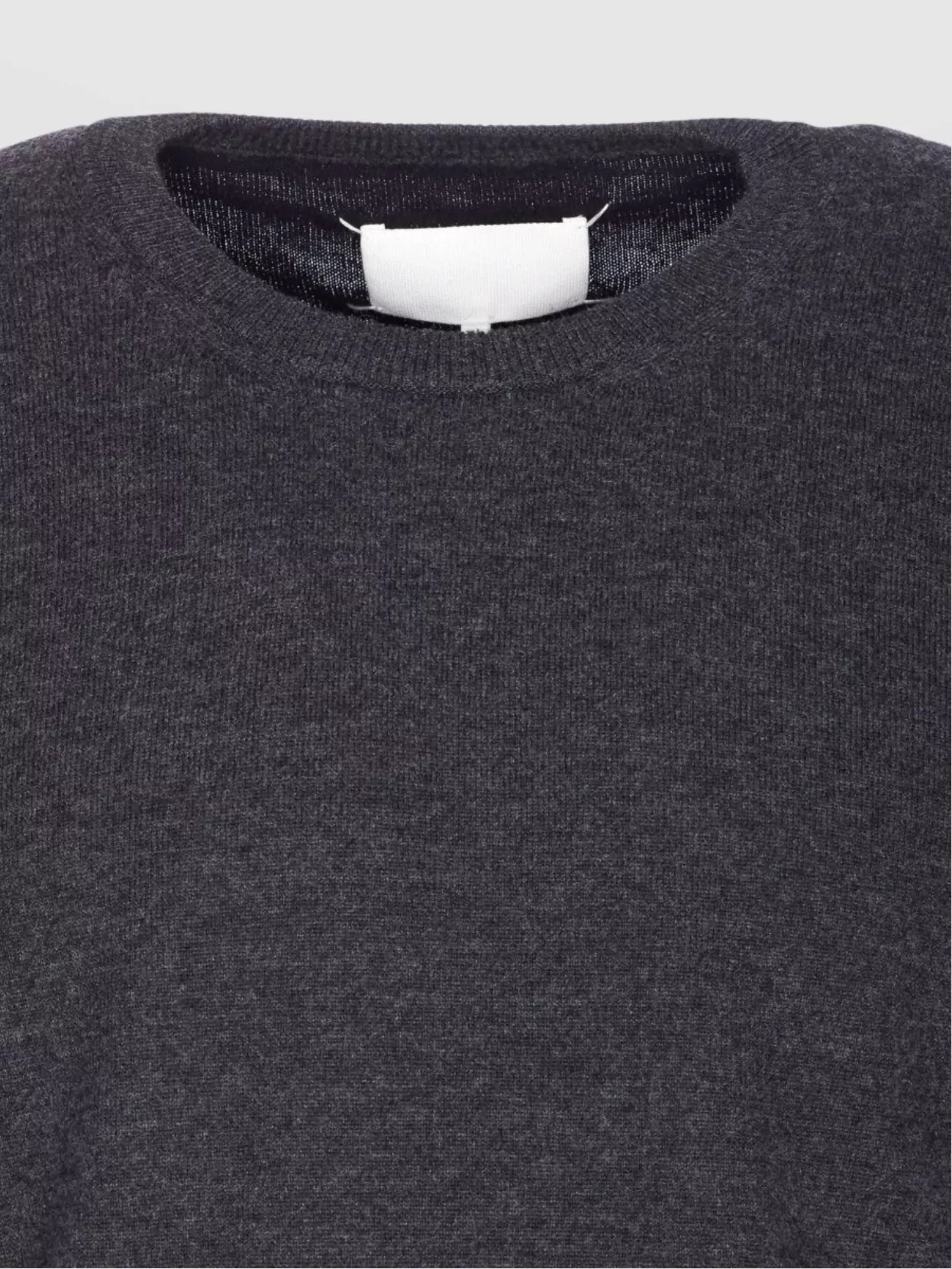 Maison Margiela Crewneck Sweater With Long Sleeves And Elbow Patches