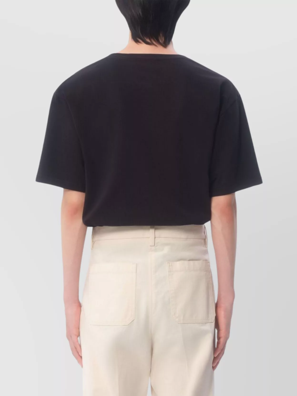 Valentino Crew Neck Short Sleeves T-shirts In Black