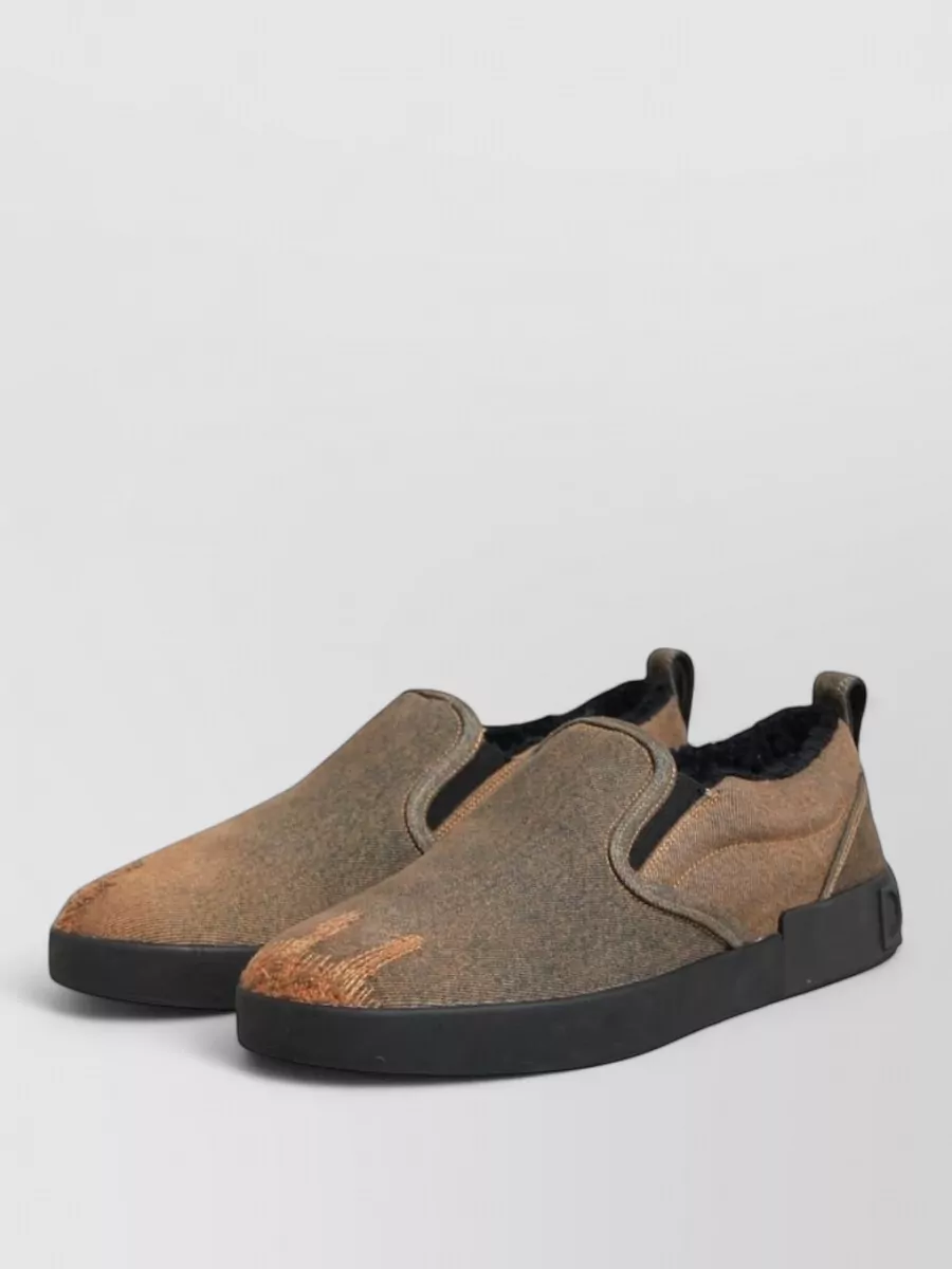Dolce&Gabbana cotton slip-on sneakers