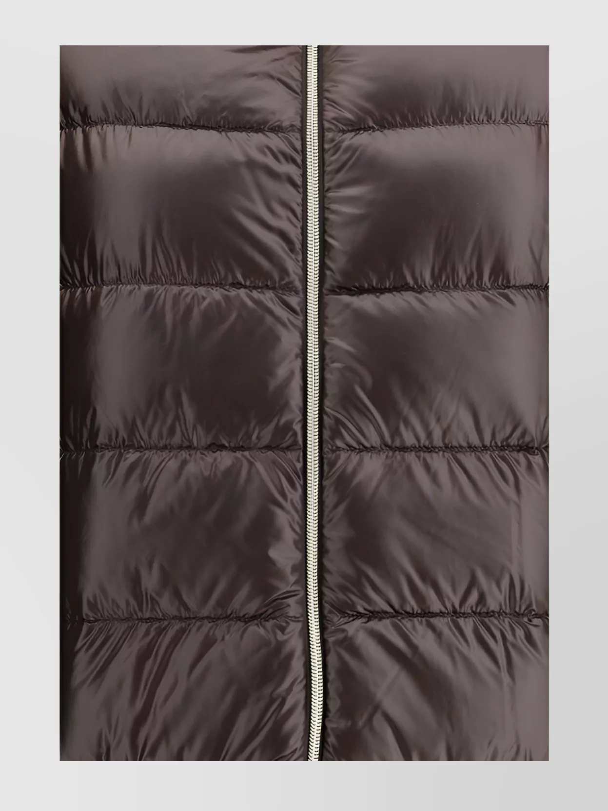 Herno Long Quilted Padded Jacket In Brown