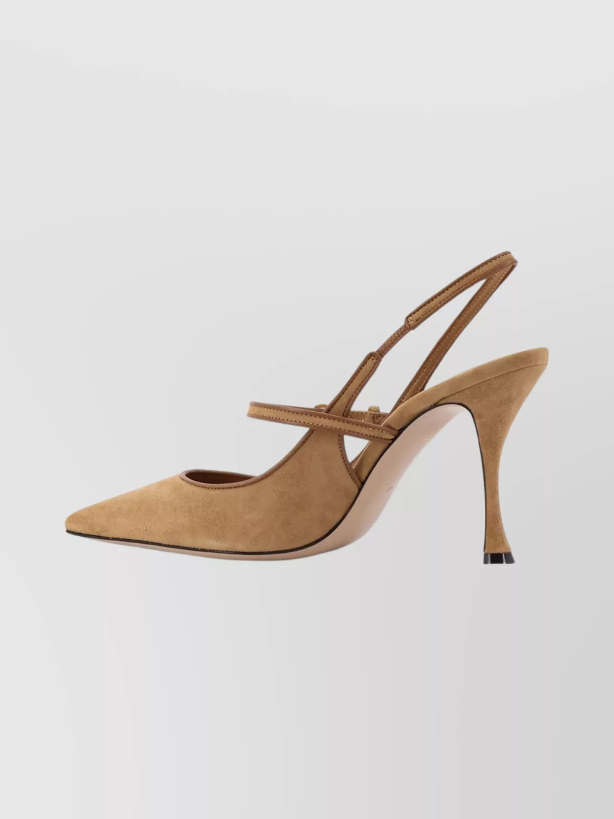 Dolce & Gabbana Stiletto Heel Slingback Pumps In Neutral