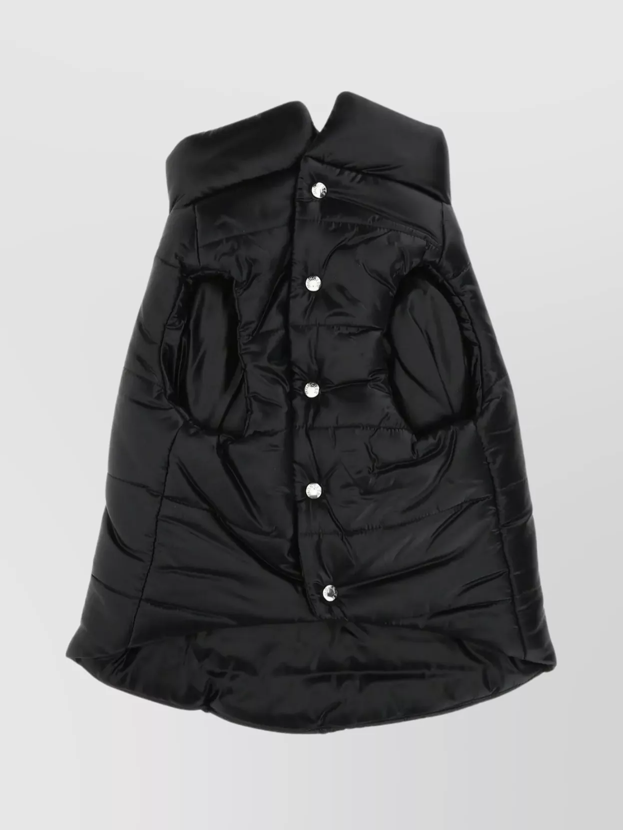 Shop Moncler Genius Poldo Dog Couture Sleeveless Quilted Jacket In Black