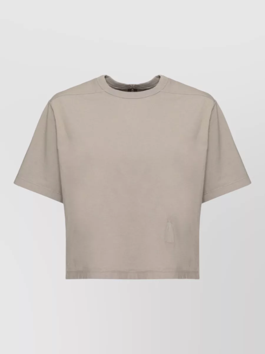 Rick Owens Drkshdw ribbed round neck cotton t-shirt