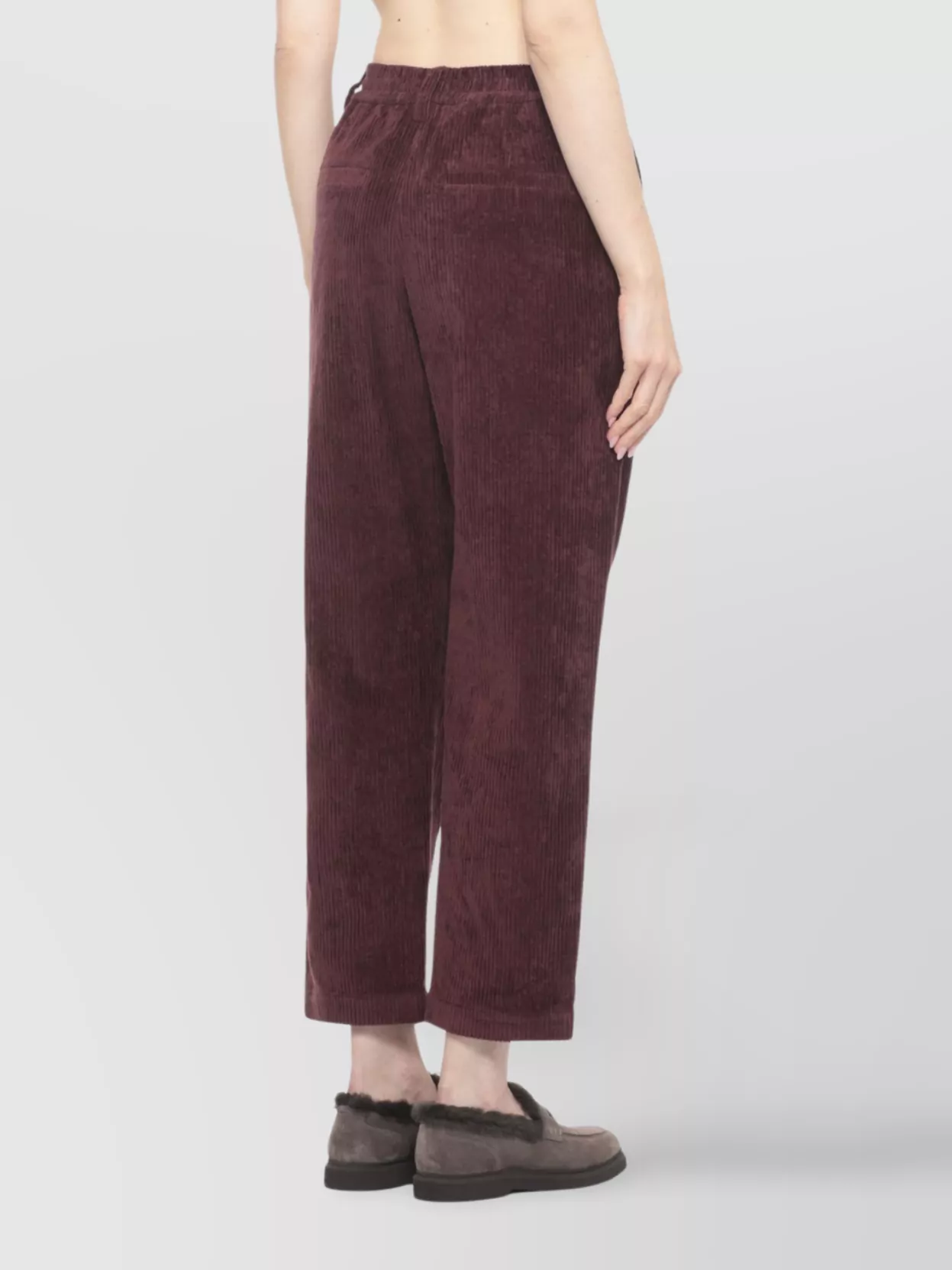 Brunello Cucinelli Corduroy Trousers Elastic Waist
