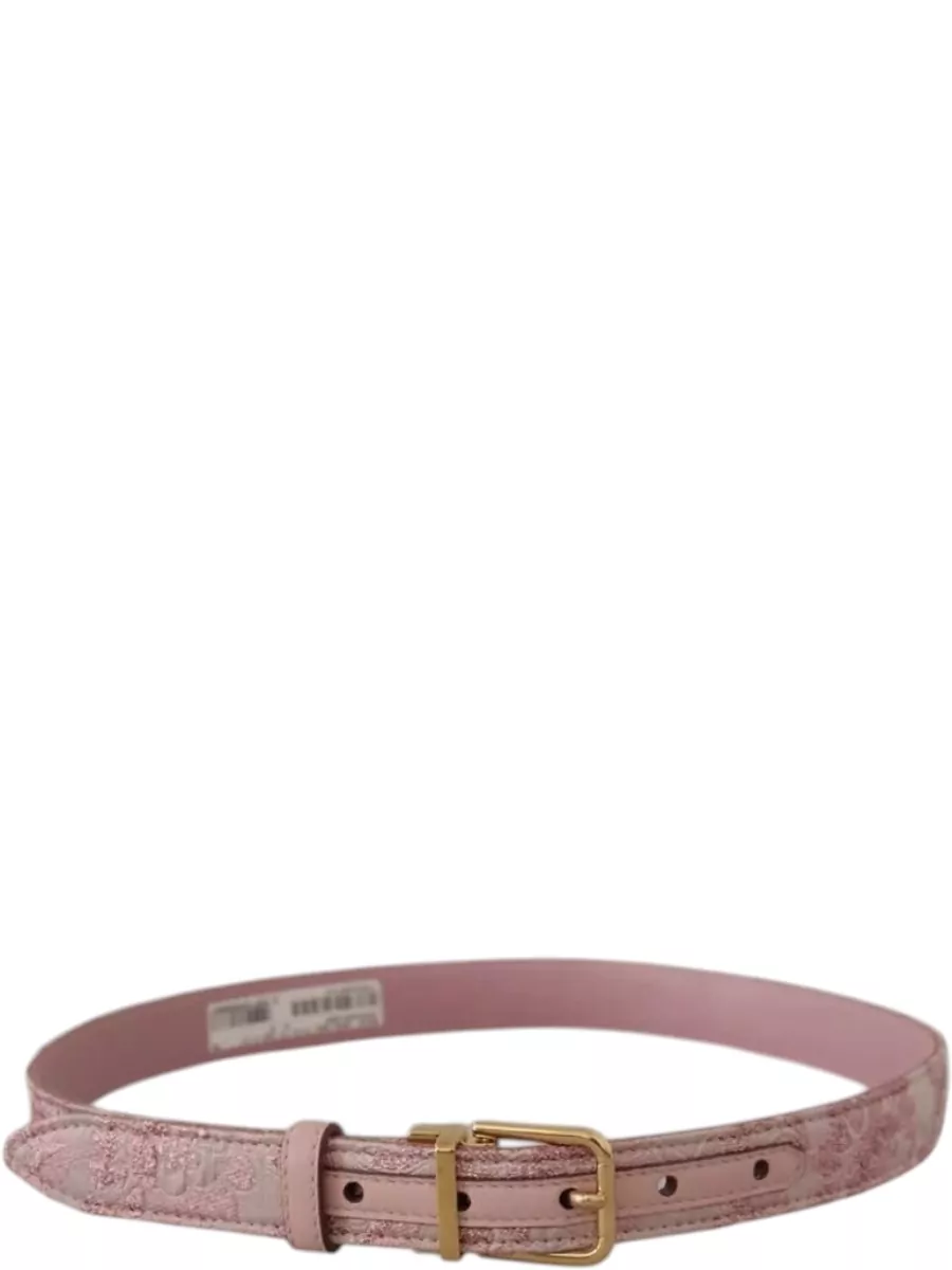 Dolce&Gabbana Embroidered Leather Belt