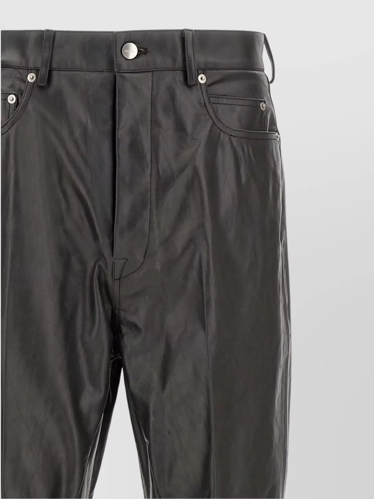Rick Owens Cargo Trousers With Flared Legs And Zip Accents