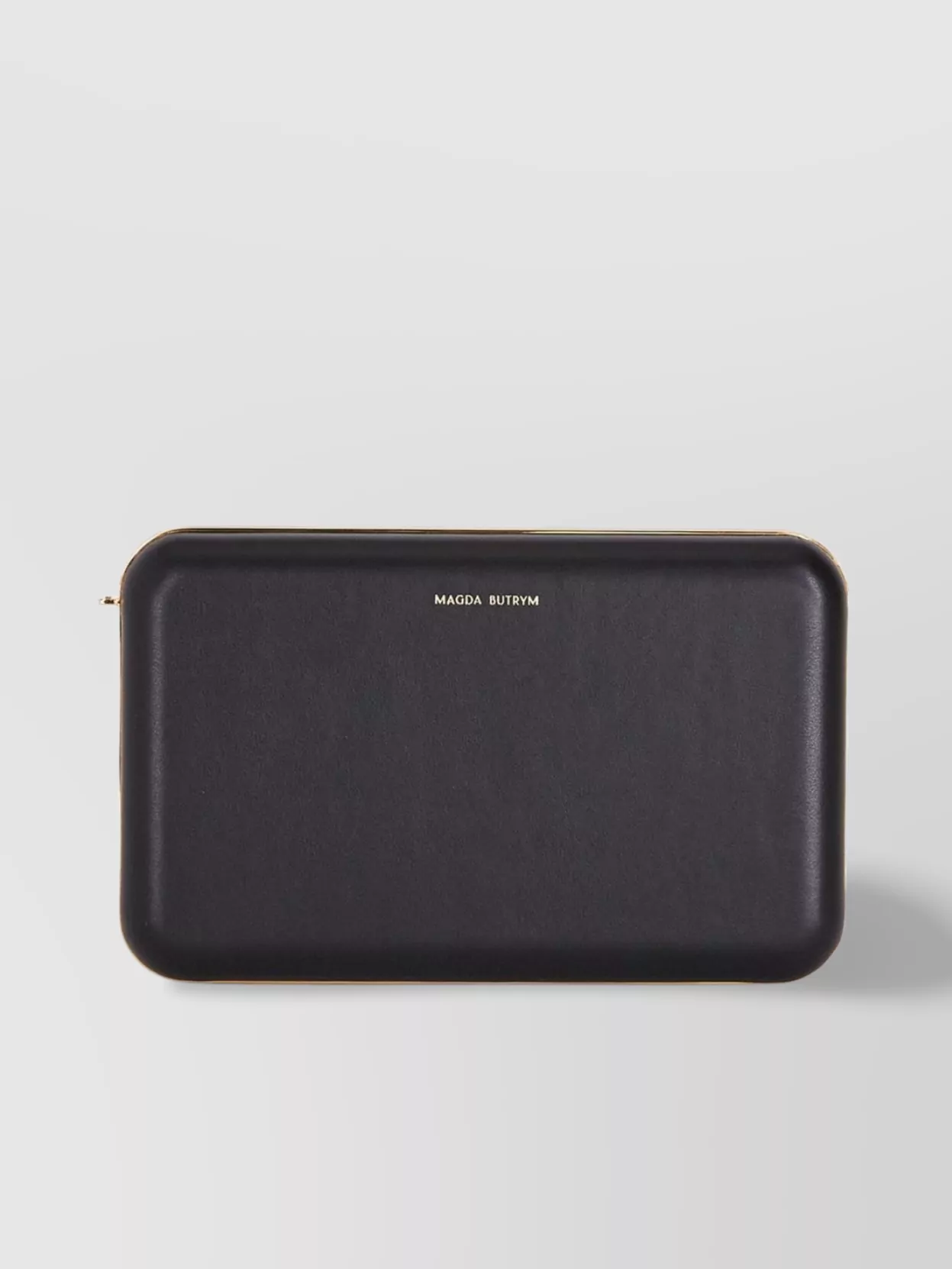 Magda Butrym Lelia Clutch Bag Leather Chain Detail