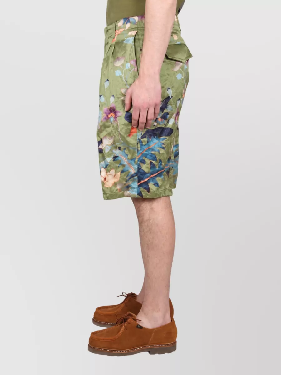 Etro Floral Print Chino Shorts