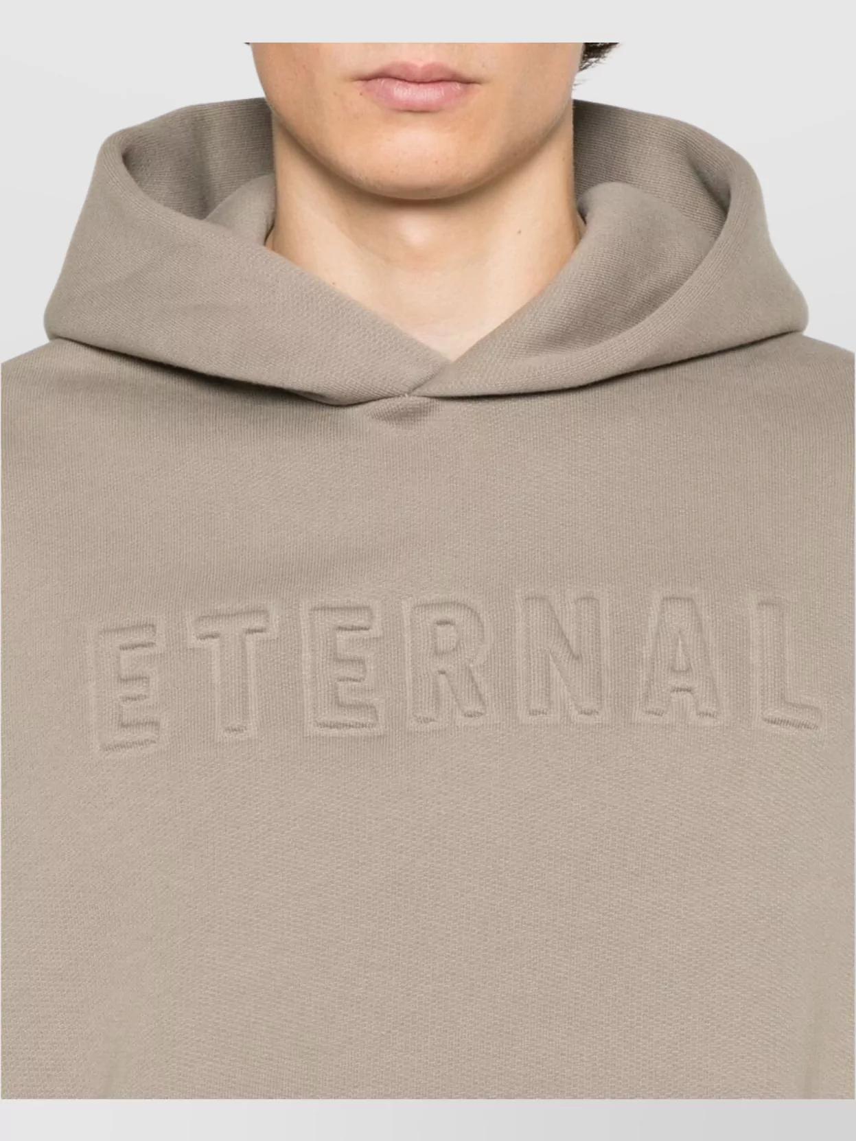 Fear Of God Oversized Hooded Sweatshirt With Ribbed Finish