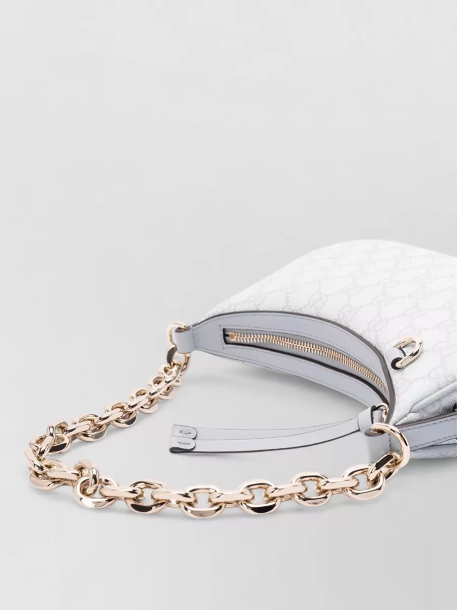 Gucci Gg Enblem Small Fabric Shoulder Bag
